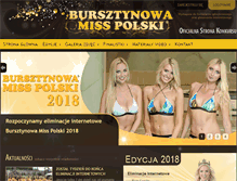 Tablet Screenshot of bursztynowamiss.pl